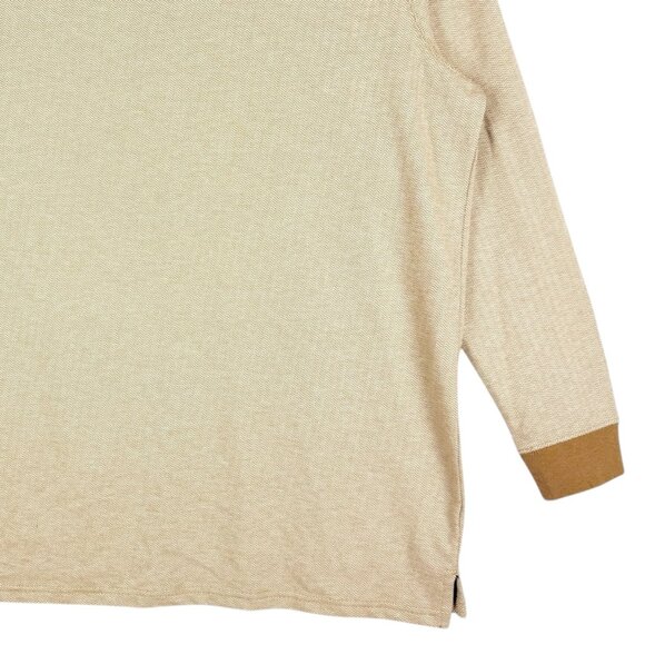Mutual Weave Men's Pullover Oak Herringbone Polo Shirt Big Tall Size 2XL NWT - Picture 4 of 9
